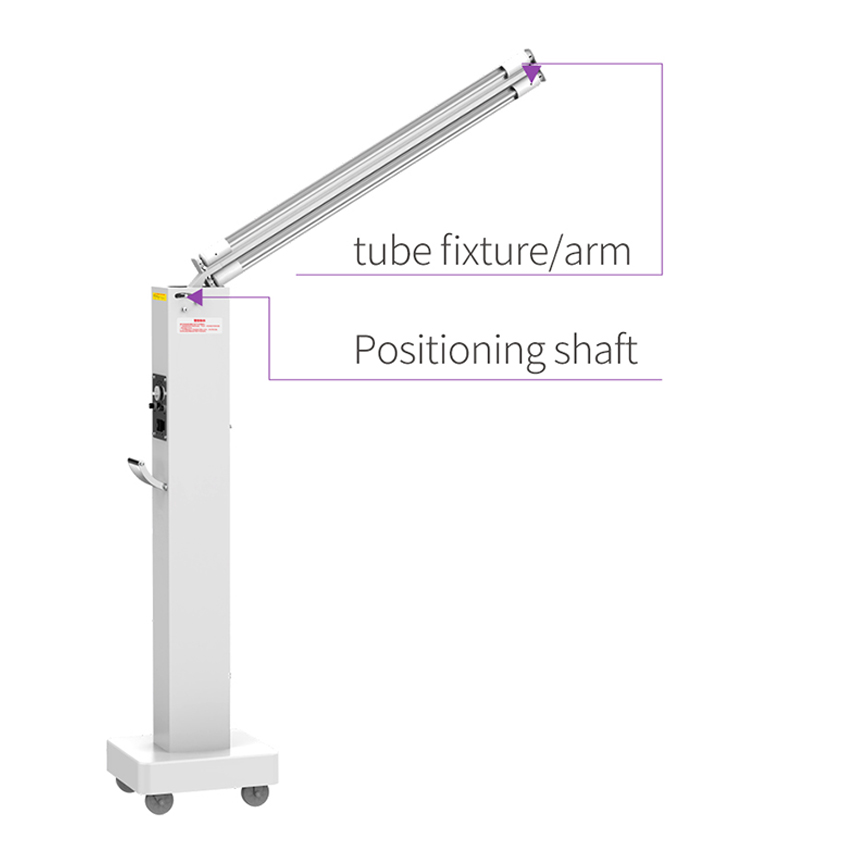 Sistem Pembasmian Kuman UV Troli Lampu Pensterilan Udara